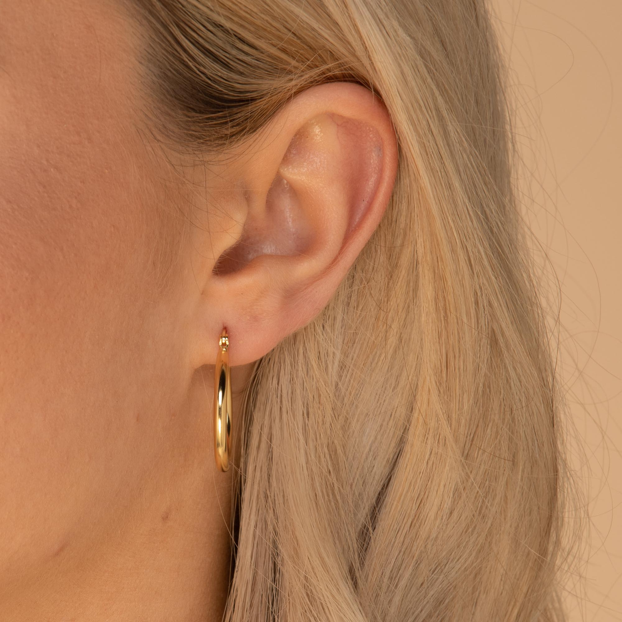 Classic Hoop Earrings Gold