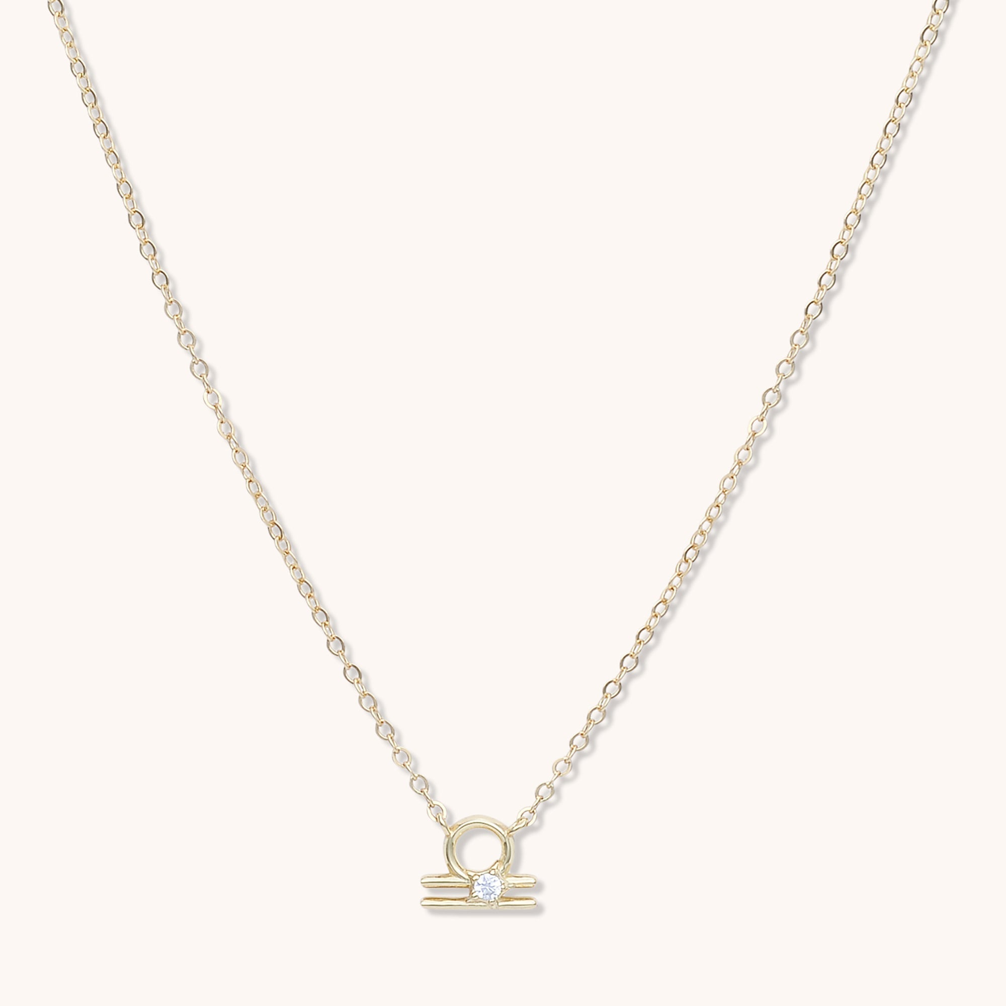 Libra star hot sale sign necklace