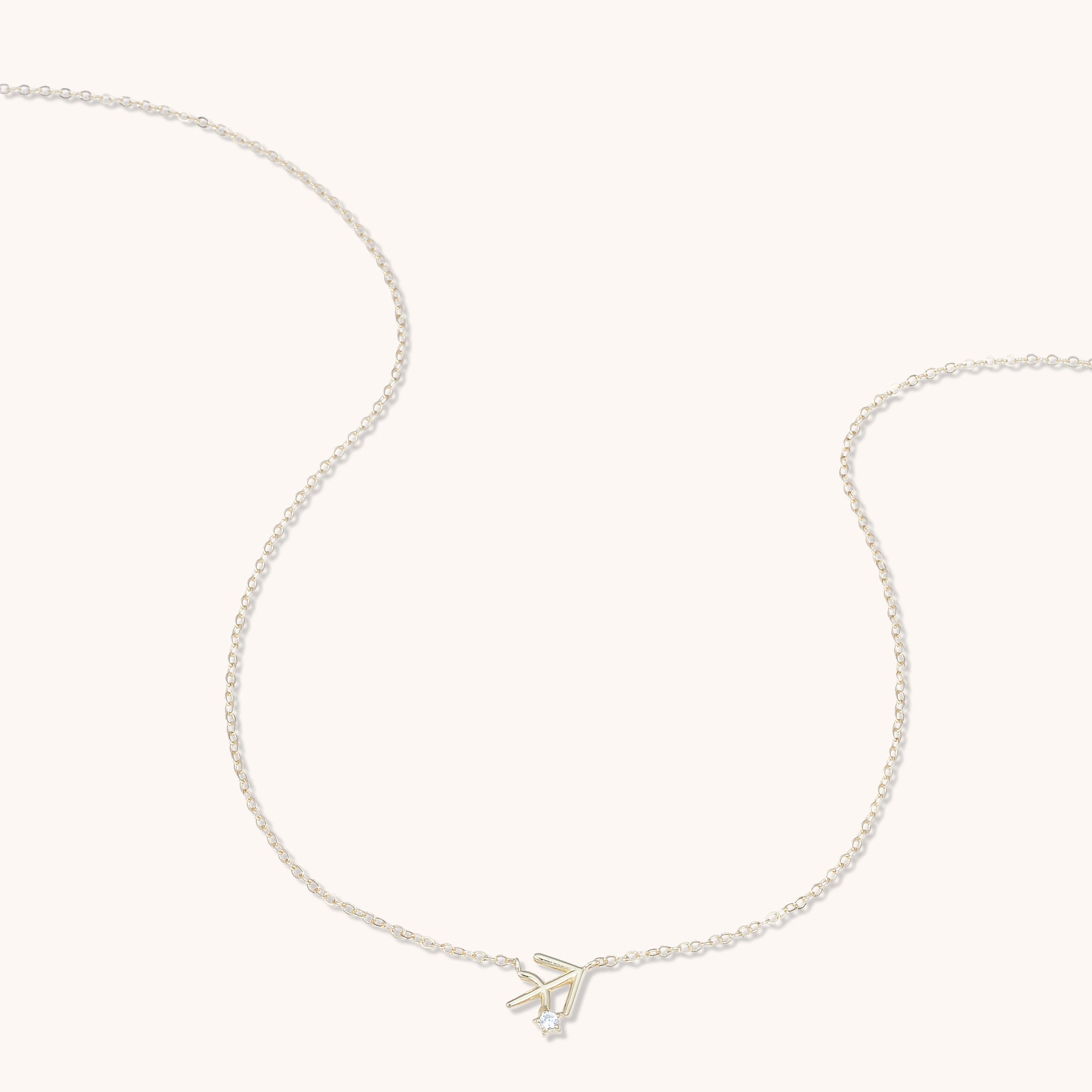 Sagittarius Star Sign Necklace Rose Gold