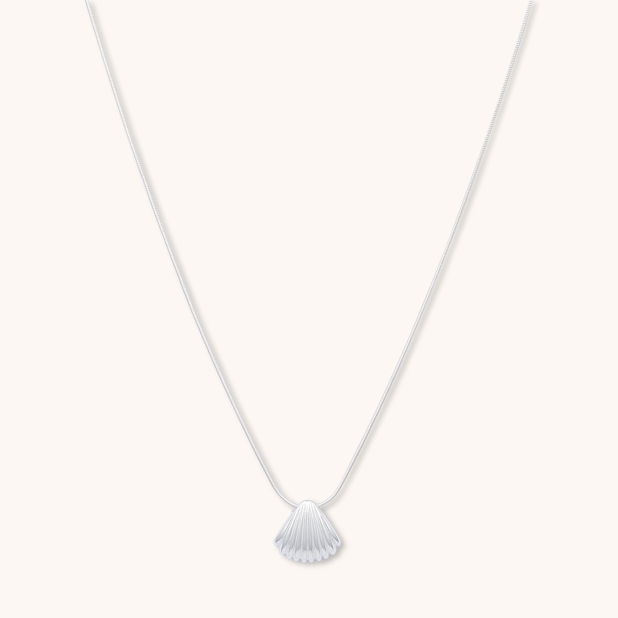 Shell Necklace Silver