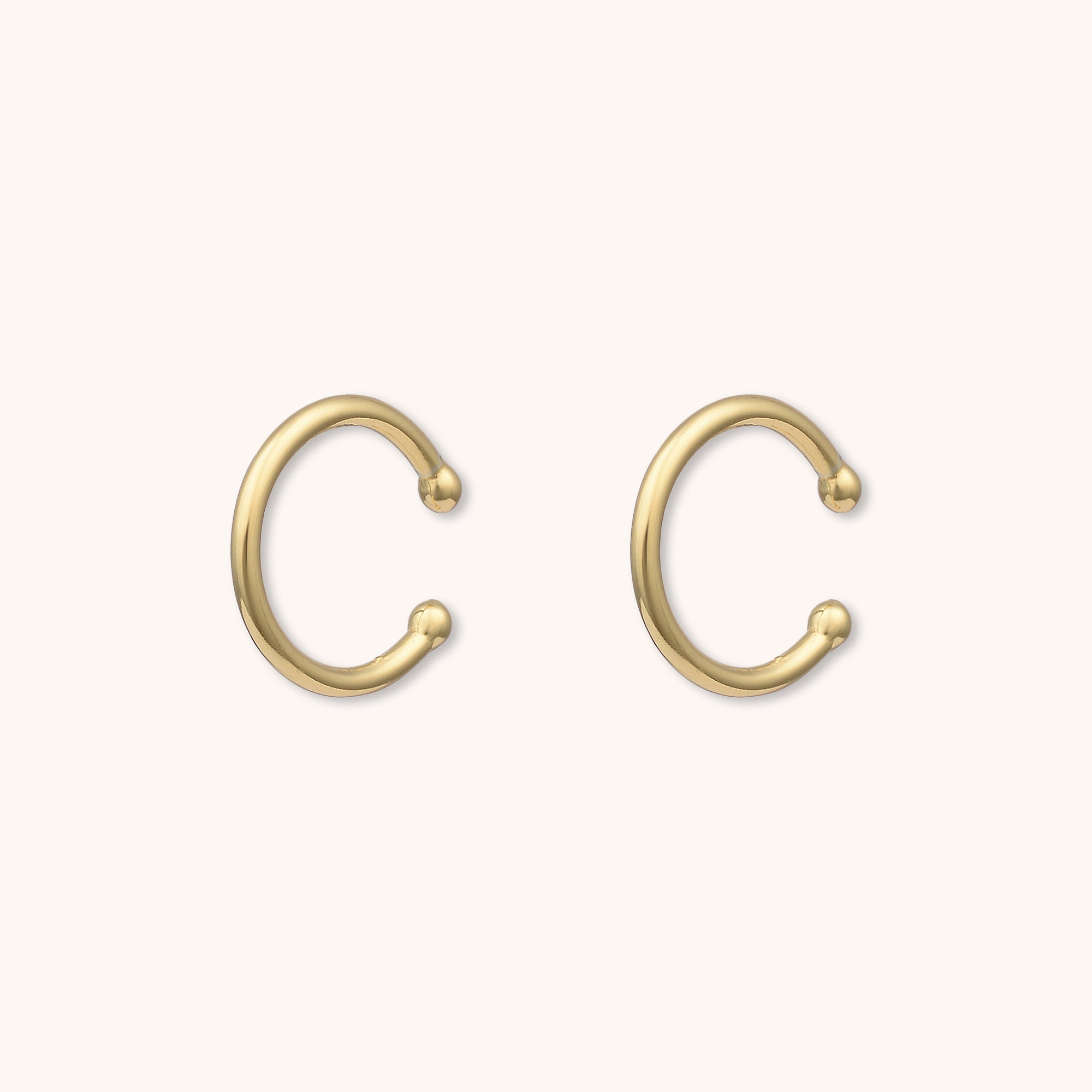 Classic Ear Cuff Earrings Gold